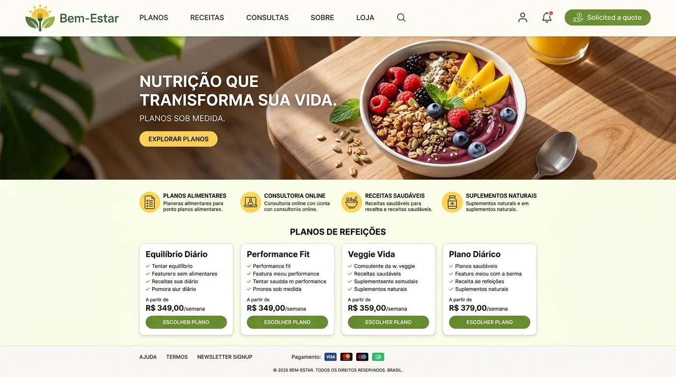 Landing Page de Conversão — Visão geral